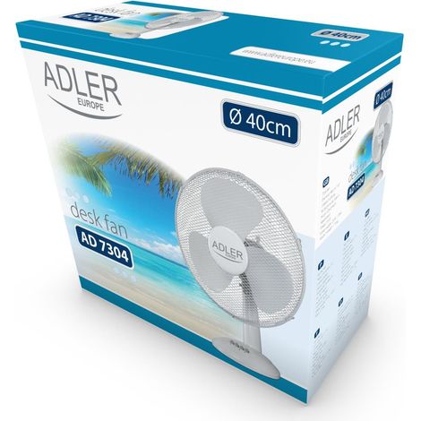 Adler Europe AD 7304 Ventilatore da Tavolo Bianco Silenzioso (1/5)