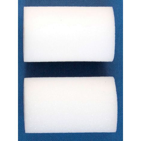 CONF. 2 RULLINI SPUGNA BIANCA 10 CM  1001-10K (1/2)