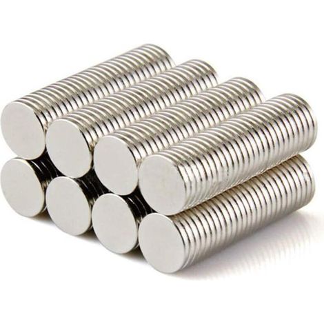 100x Scheibenmagnete aus Neodym-Seltenerdmetallen, stark, für Modellbau und Bastelarbeiten