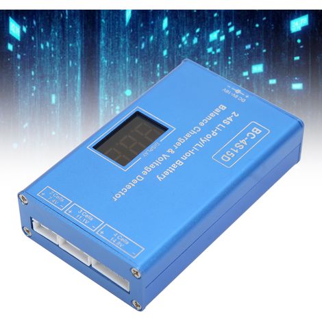 Chargeur de précision 25W pour batteries Lipo 2S 3S 4S, affichage tension, modélisme aérien sans adaptateur (1/5)
