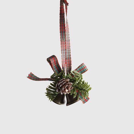 Clochette - Pendeloque Décoration Noël - Suspension Arbre À Noël Voiture Bureau - PVC Alliage - Lot de 1 (1/3)