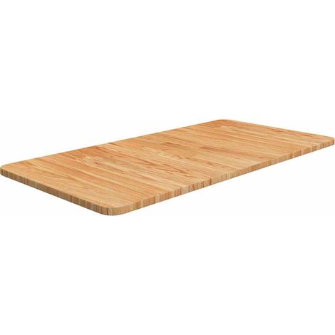Comptoir de salle de bain Meuble de rangement de salle de bain - Marron clair 80x40x1,5 cm Bois traité BV238229 - BonneVie (1/4)