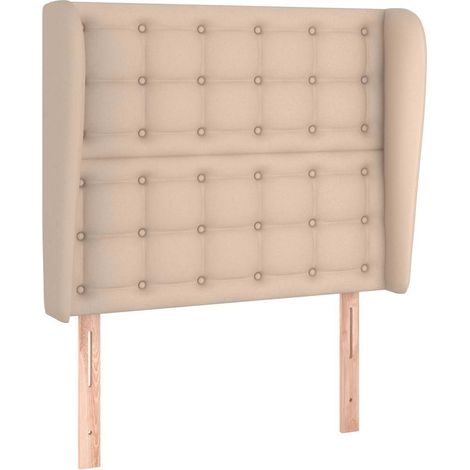 Maison Exclusive - Kopfteil mit Ohren Cappuccino-Braun 93x23x118/ (1/5)