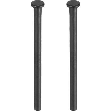 2Pcs 3 Pouces Goupilles de Charnière de Porte Noir Mat (1/5)