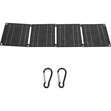 Panneau solaire pliable 40W Monocristallin ETFE Chargeur USB double 5V portable étui camping randonnée extérieur (1/4)