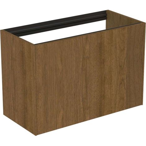 Ideal Standard Conca - Waschtischunterschrank, 80x54x37 cm, 2 Schubladen, Nussbaum dunkel T3994Y5
