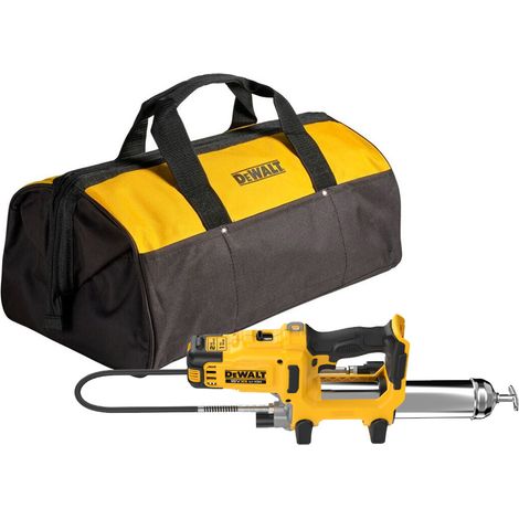 DeWalt DCGG581N-XJ 18V XR Cordless 2-Speed Grease Gun with 18Inch Bag