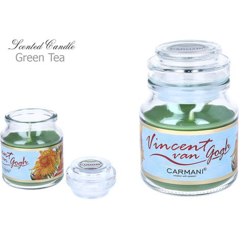 Carmani, Vela aromática americana pequeña - V. Van Gogh. Té verde.