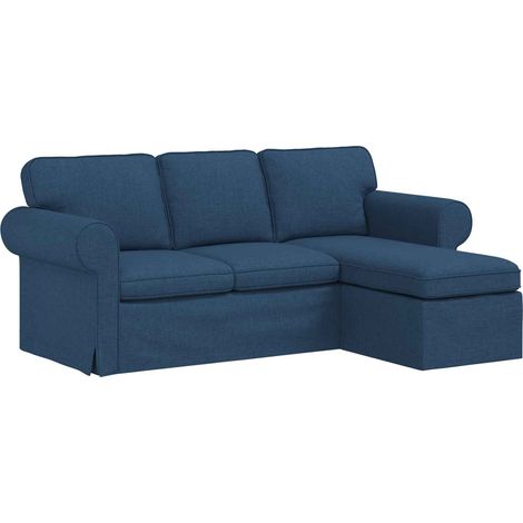 Sofa Blue 195 x 138 x 80 cm Fabric vidaXL (1/5)
