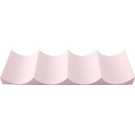 Support À Bouteilles - Support Horizontal Pour Bouteilles De Vin Et Bouteilles D Eau - En Polypropylène Alimentaire - 29 3 X 9 8 X 2 3 Cm - Rose Clair - 1 Pièce (1/5)
