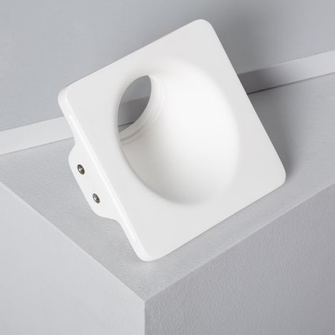 LED-Downlightring für für Gips/Gipsplatten Integration Accent für LED-Glühbirne GU10 / GU5.3 Schnitt 123x123 mm UGR17 Weiß