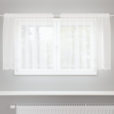 Cortina de Encaje con cortinas 150x100cm Poliéster vidaXL (1/5)