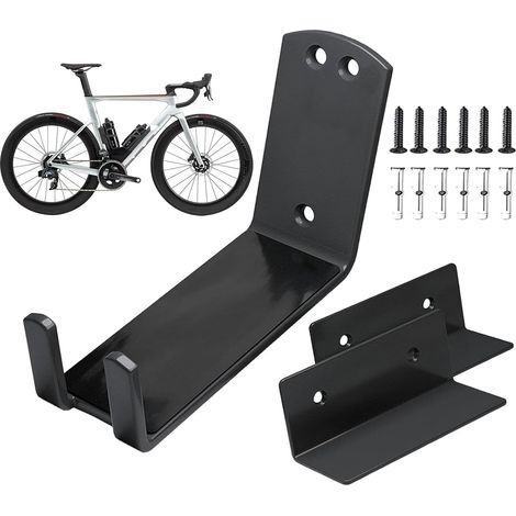 Porte-Vélo Mural Crochets de Rangement pour Pédales de Bicyclette,Rangement Mural pour Garage pour VTT, Bicyclette Route, Scooter, Intérieur Domicile et Extérieur (1/5)