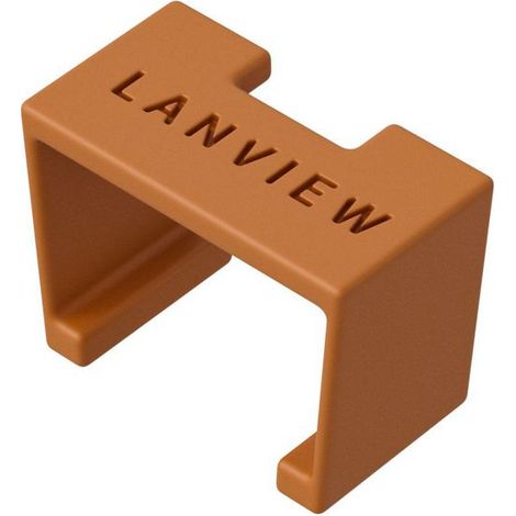 Set di clip Lanview SmartClicks, 20 pezzi, arancione, LVT-SC-O