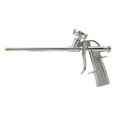 Pistolet extrudeur à mousse professionnelle – Acier inoxydable résistant à la corrosion – Conception compacte pour espaces confinés – Compatible mousse polyuréthane (1/5)