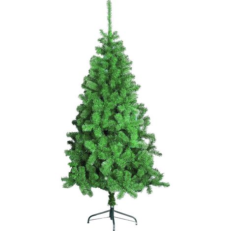 Sapin de Noël 210 cm Père Noël, 727 Branches, 210h cm Vert
