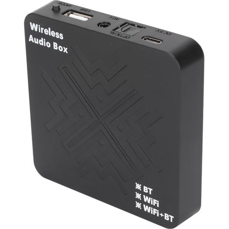 Récepteur Bluetooth HiFi pour Enceintes, Convertisseur Audio sans Fil avec Port AUX 3.5mm, Compatible avec Chaîne Stéréo et Système Home Cinéma