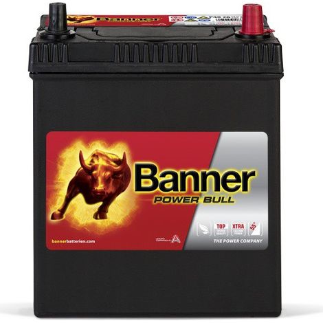 Batterie voiture 12V 40Ah P4026 – Puissance de démarrage 330A – Technologie plomb calcium sans entretien – Pour voitures et camionnettes – Banner