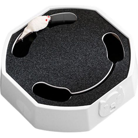Électroniques Pour Chat d'Exercice Interactif avec Souris Attrayantes  Jouet Rechargeable Pour Chat D'Intérieur Pour cuisine salon maison appartement et espace de pour les moments de solitude (1/5)