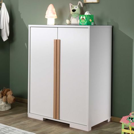 Armoire pour enfants London 98x56x116cm - blanc (1/5)