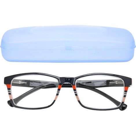 Lunettes de lecture haute définition unisexe pour seniors, boîte de rangement incluse (+250) (1/5)