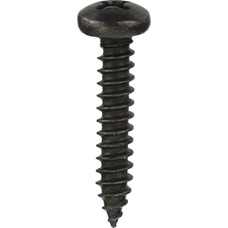 Viti autofilettanti testa cilindrica Masidef per metallo phillips Ø 4,2 x 25 mm 18 pz nere (1/2)