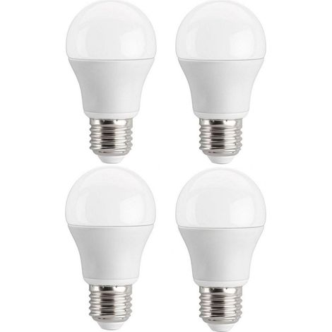 4 LAMPADINE A LED ATTACCO E 27 CONSUMO 10 W 3000 K  LUCE CALDA LAMPADINA