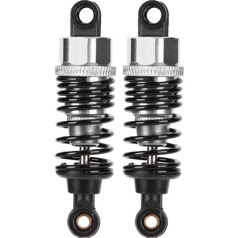 2 amortisseurs pour voiture télécommandée 1/10 HSP 94101 94102 94103 94122 94123, pièces de rechange en argent (1/5)