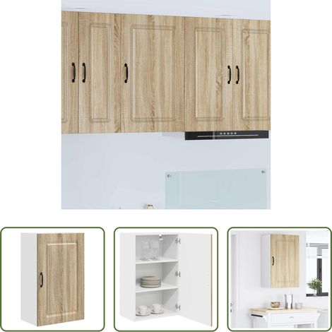 Küchenwandschrank - Küchenschrank Kalmar Sonoma-Eiche 50 x 31 x 80 cm Holzwerkstoff (1/5)