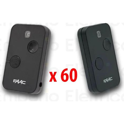 faac 60 x télécommande 2 canaux xt2 433 slh lr 787007