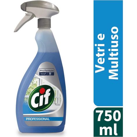 DETERGENTE VETRI E MULTIUSO 750ML CIF. (1/3)