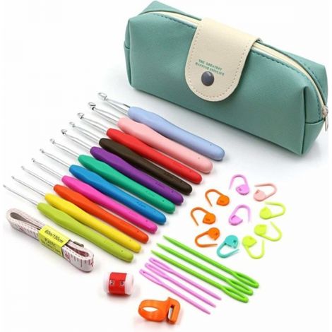 (30 pièces) Kit tout-en-un pour le crochet avec crochets, mar
