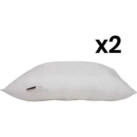 Lot de 2 oreillers mousse 700g/m² JEAN LOUIS SHERRER 60 x 60 cm - Polyester - MORPHEE