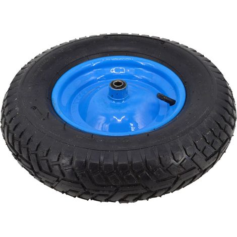 Ruota carriola Awtools 400 400 mm metallo pneumatico rinforzato