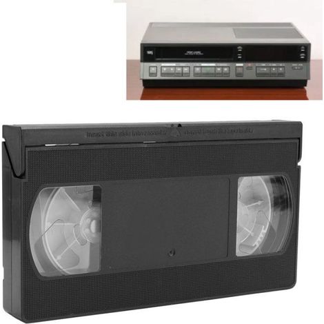 Nettoyeur De Tete VHS - Nettoyage Sec Non Abrasif Pour Lecteur Video Et Magnetoscope - Reutilisable Jusqu A 50 Fois - 1 Piece (1/5)