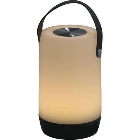 LED Touch Tischlampe warm weiß - 19 cm - wiederaufladbare Garten Leuchte mit Touch Funktion