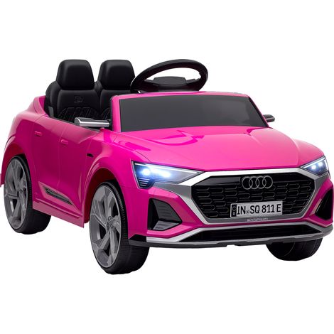 AIYAPLAY Audi Q8 e-tron Sportback Licensed Kids Electric Car w/ Remote - Pink (1/5)