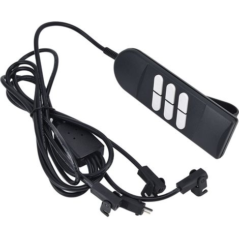 Télécommande pour fauteuil releveur électrique, 6 boutons, 1 à 3 positions, prise US 100-220 V. (1/5)