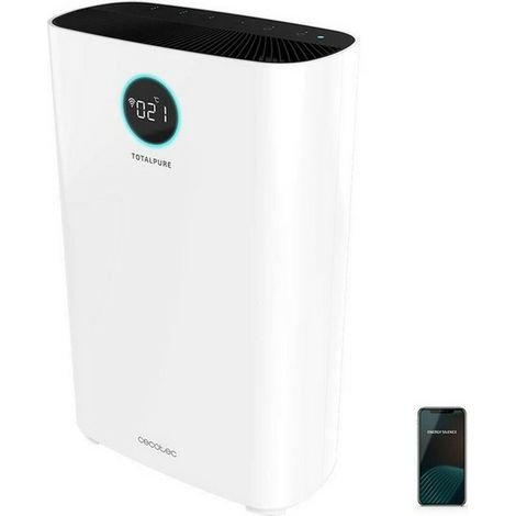 Cecotec Purificateur d’air TotalPure 7500 Connected. CADR 600, couverture 200 m³, écran LED, contrôle Wi‑Fi (1/5)