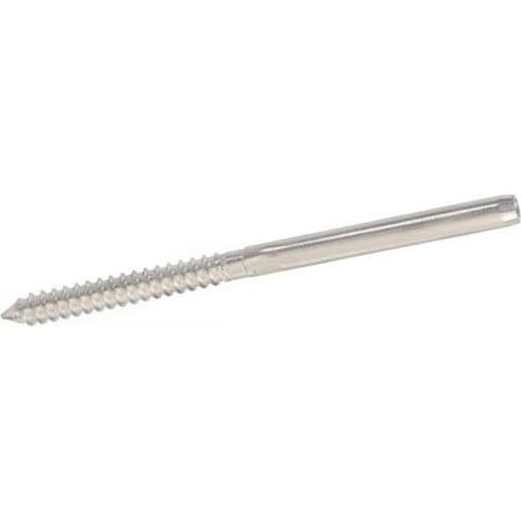 5 Embouts à Sertir Filetage Bois 3 mm - Inox A4 - D-Work