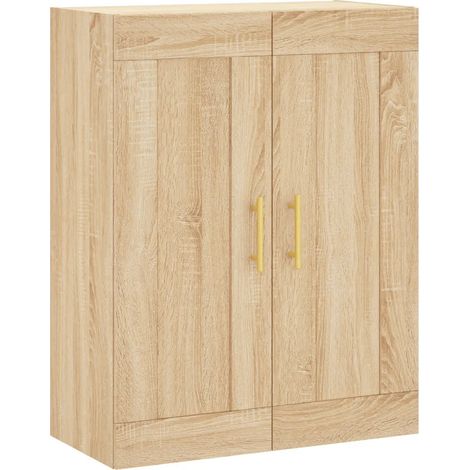 Elegante armario de almacenamiento mural 69,5 x 34 x 90 cm diseño moderno madera de roble Sonoma 020048903 (1/5)