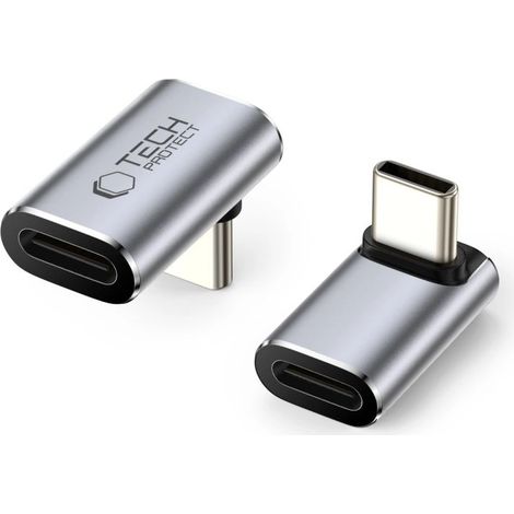 USB-C-Winkeladapter – grau (1/5)