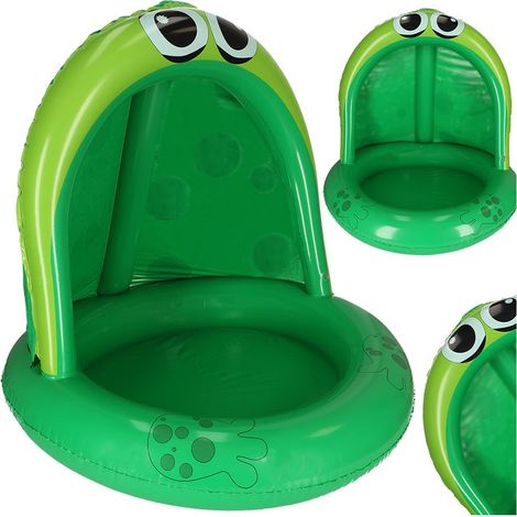 Piscina pontón hinchable con dosel rana 95cm
