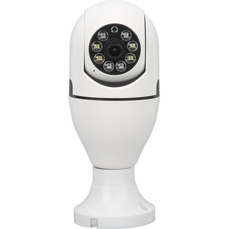 Caméra ampoule panoramique infrarouge 360° avec Wi-Fi et culot E27. (1/5)