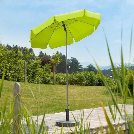 Schneider Sonnenschirm Locarno apfelgrün Ø 150 cm Sonnenschirme (1/5)