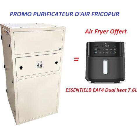 Purificateur d'air 825m3/h UV-C + filtre HEPA 1240x600x600mm grand locaux Promo 1 AirFryer offert Fricopur PURE825 (1/5)