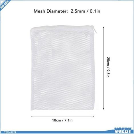 Ashata Sacs de média filtrant pour aquarium Sacs de Filtre D'aquarium, 10 Pièces Sacs Filtrants D'aquarium animalerie aquarium (1/5)
