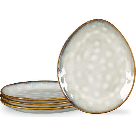 Assiettes dim sum en grès – lot artisanal