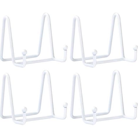 Chevalet Support Présentoir - Fer Blanc - Décoratif - Pour Assiette - 3 Pouces