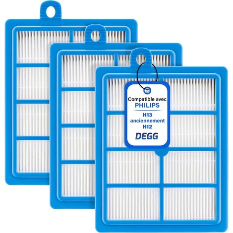 3 - Filtre HEPA H13 - Accessoire aspirateur - Compatible Philips Electrolux Aeg Tornado - Filtration allergènes poussière - Pour Performer Power Pro Jetmaxx - Blanc - 20x15x5cm (1/5)